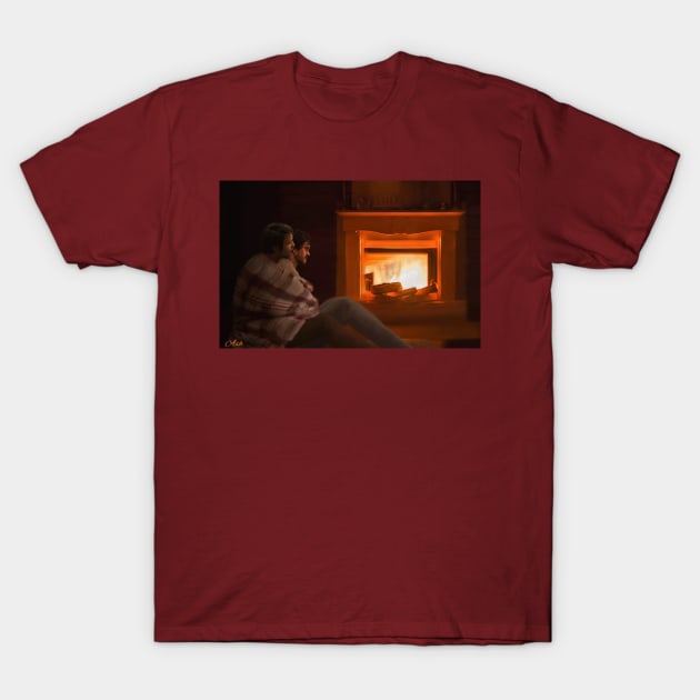 Fireplace T-Shirt by nightqueen